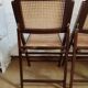 70s folding chairs canning chairs set of four