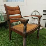 Vintage brutalist armchair