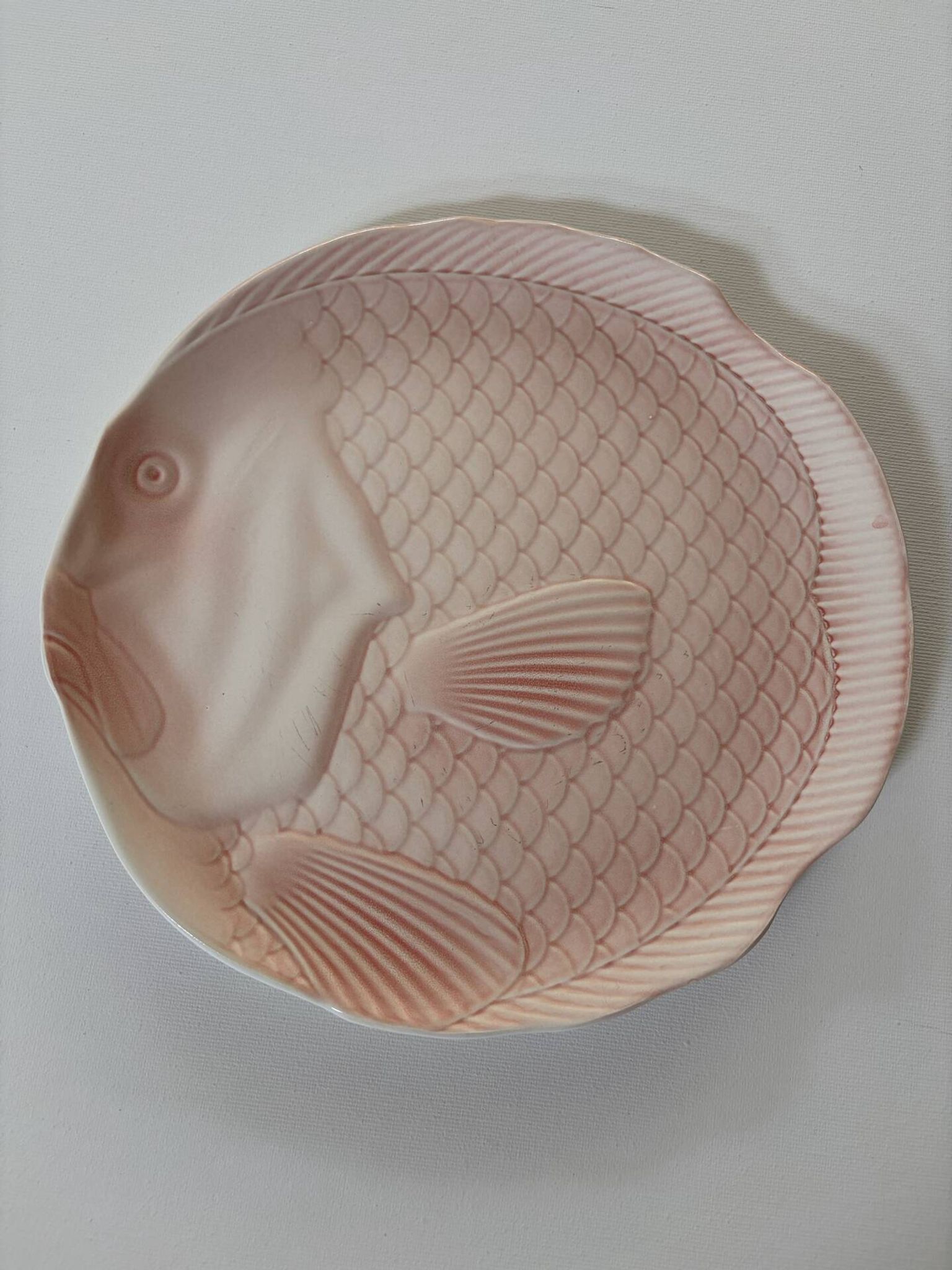 Service poisson Salins les Bains  assiettes plat et saucière