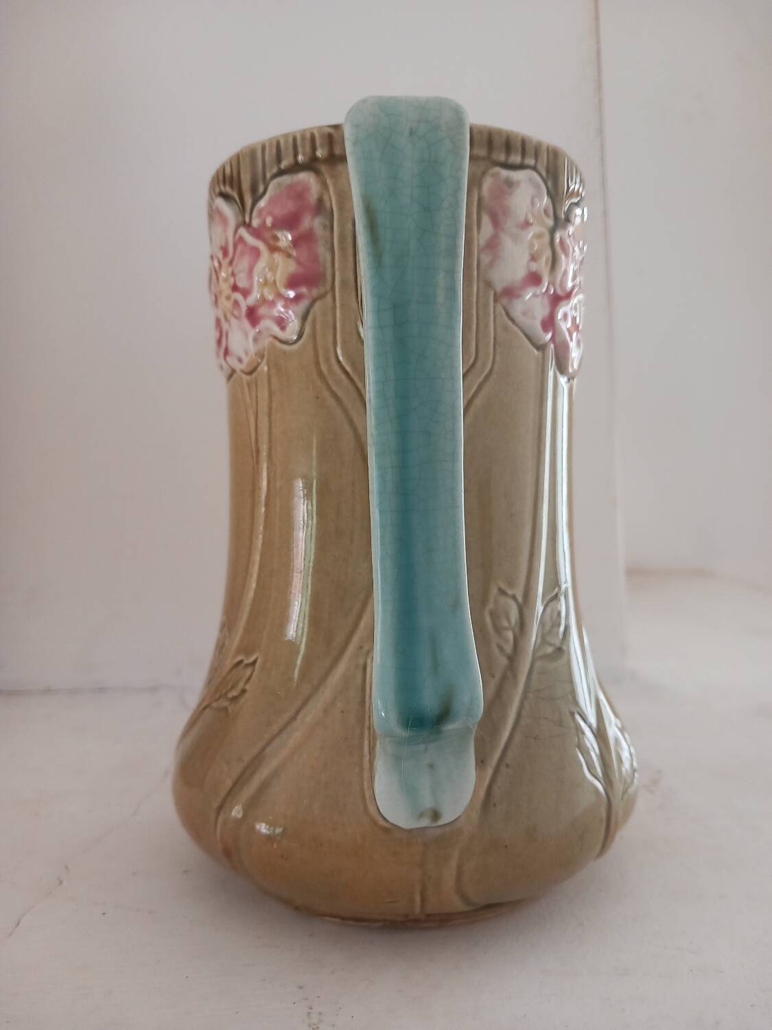 Fives Lille earthenware jug