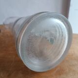 Large Normandy cider pitcher in blown glass, 19th century