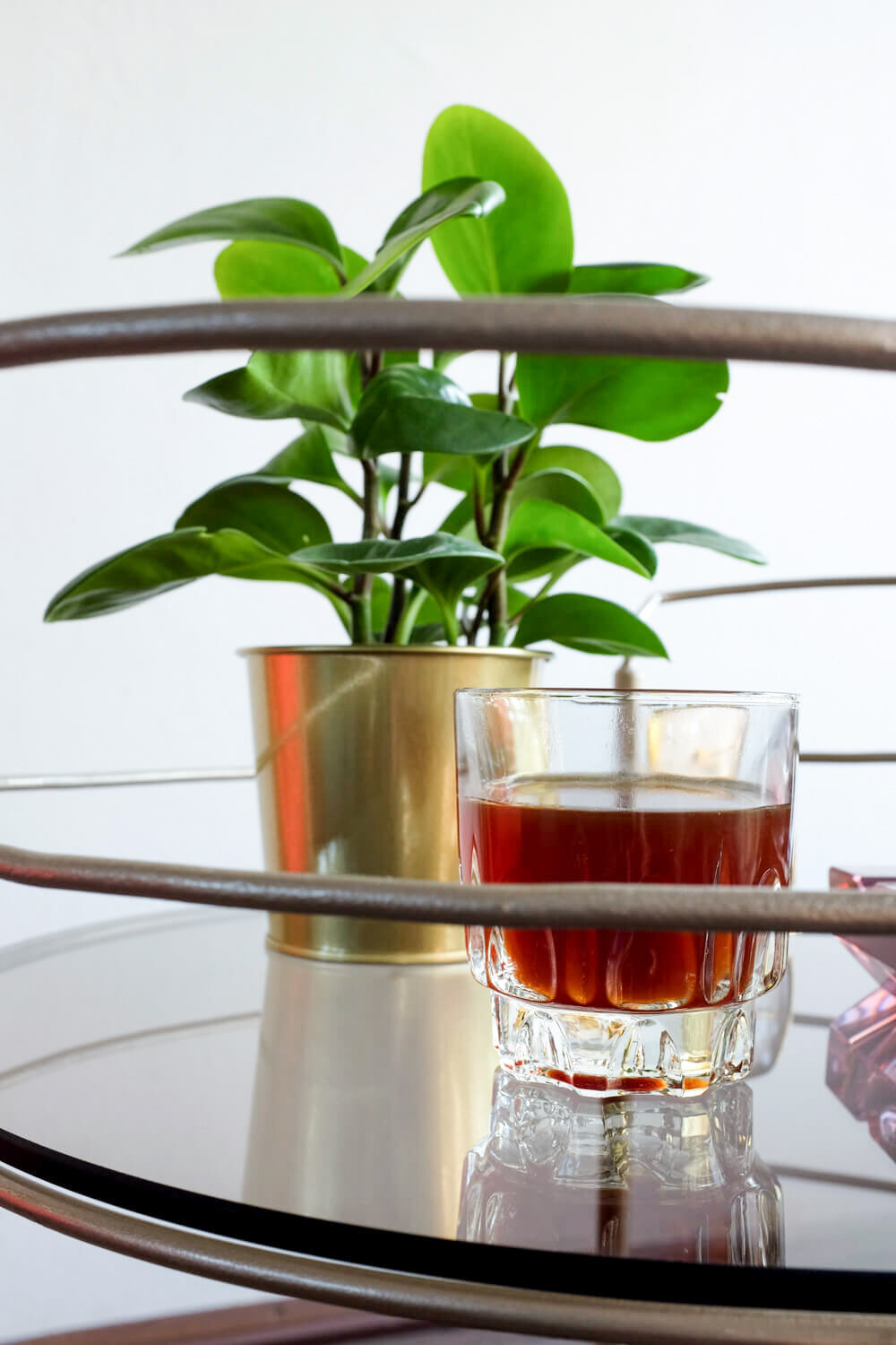 Vintage Czechoslovakian serving bar cart, 1970s