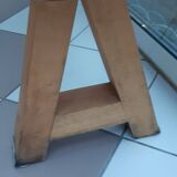 Solid wood bench