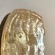 Vintage amber glass ceiling lamp