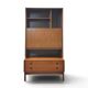 Scandinavian teak bookshelf furniture