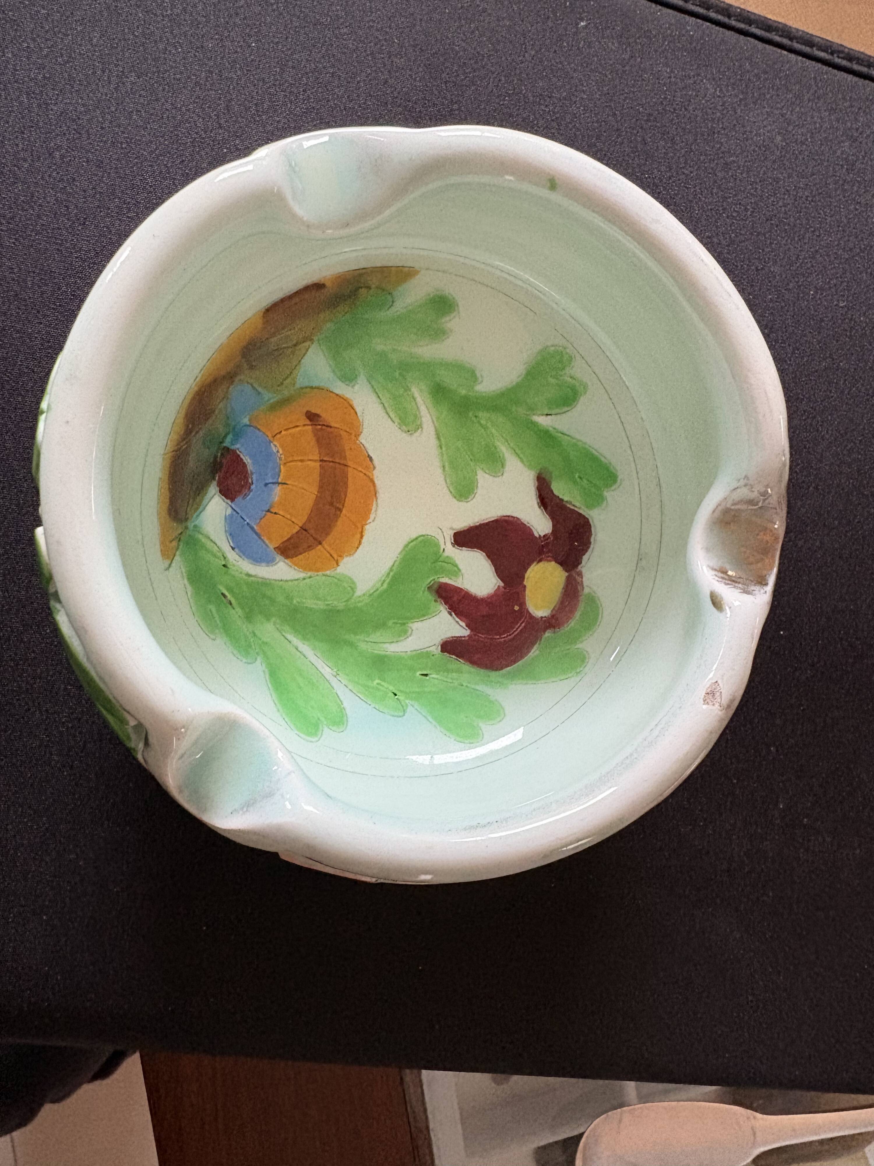 Vallauris ceramic ashtray