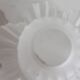 Glass lampshade, tulip; vintage light fixture