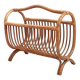 Porte-revue en rotin, années 60
