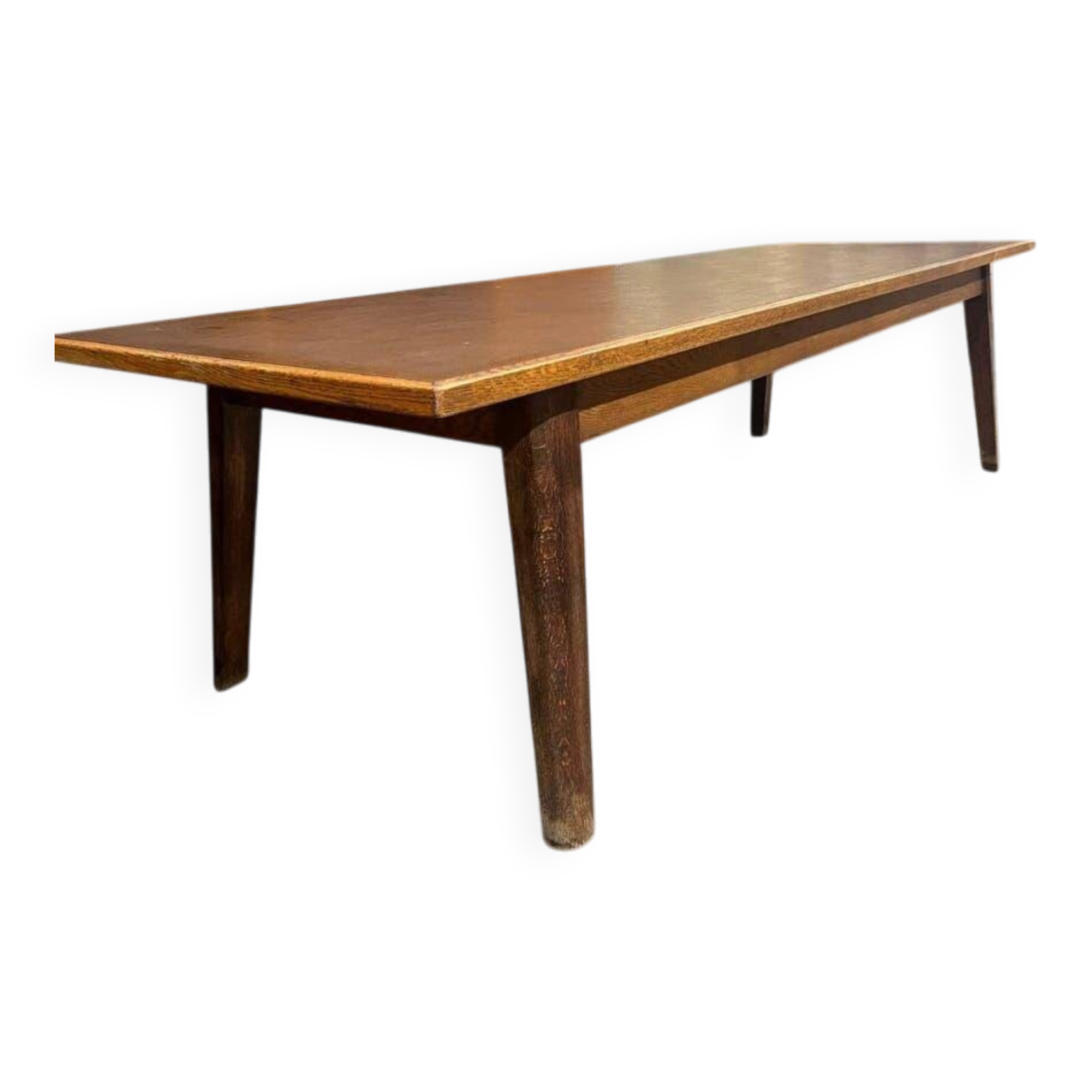 Table / table à manger vintage XL en bois