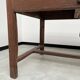 Antique work table in solid cherry and acacia