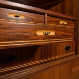 Mid-Century Teak High Sideboard, Denmark, 1960s