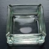 Vintage glass paved ashtray