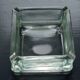 Vintage glass paved ashtray