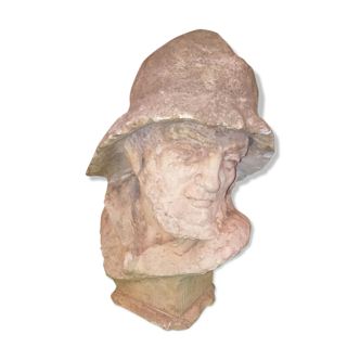 Plaster bust