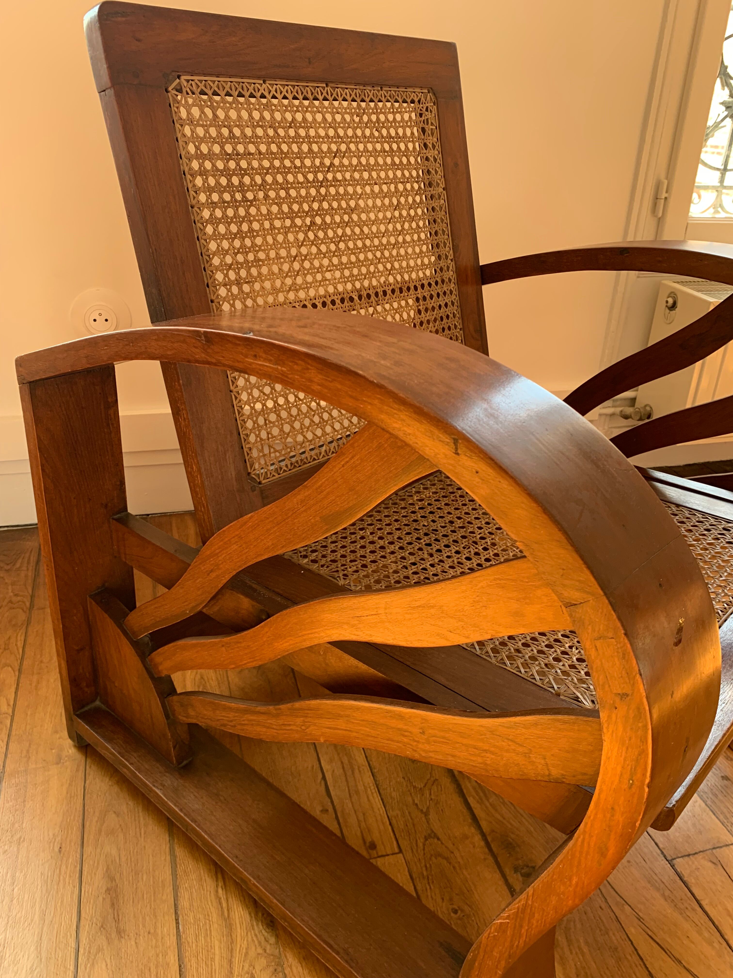 Set living room armchairs sofa colonial style art deco