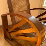 Set living room armchairs sofa colonial style art deco