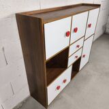 Vintage Scandinavian children's bookcase sideboard