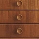 Vintage Scandinavian teak chest of drawers