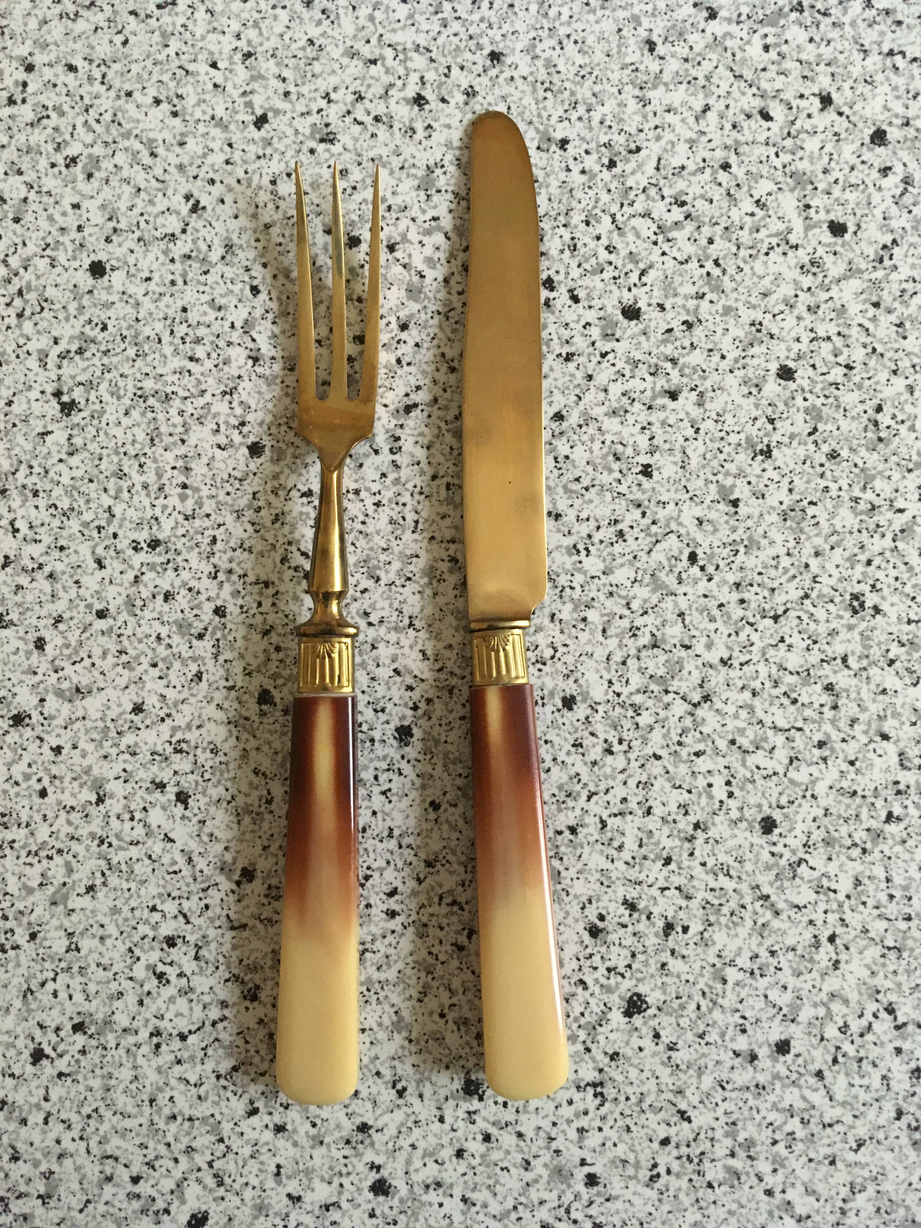 Art Deco fruit cutlery