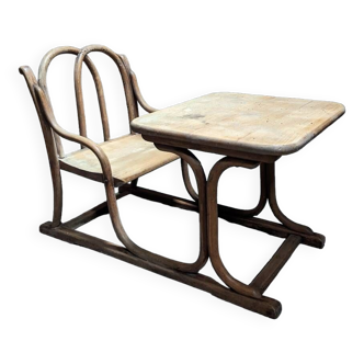 Rare Thonet desk children's school desk late 19th century model 12602