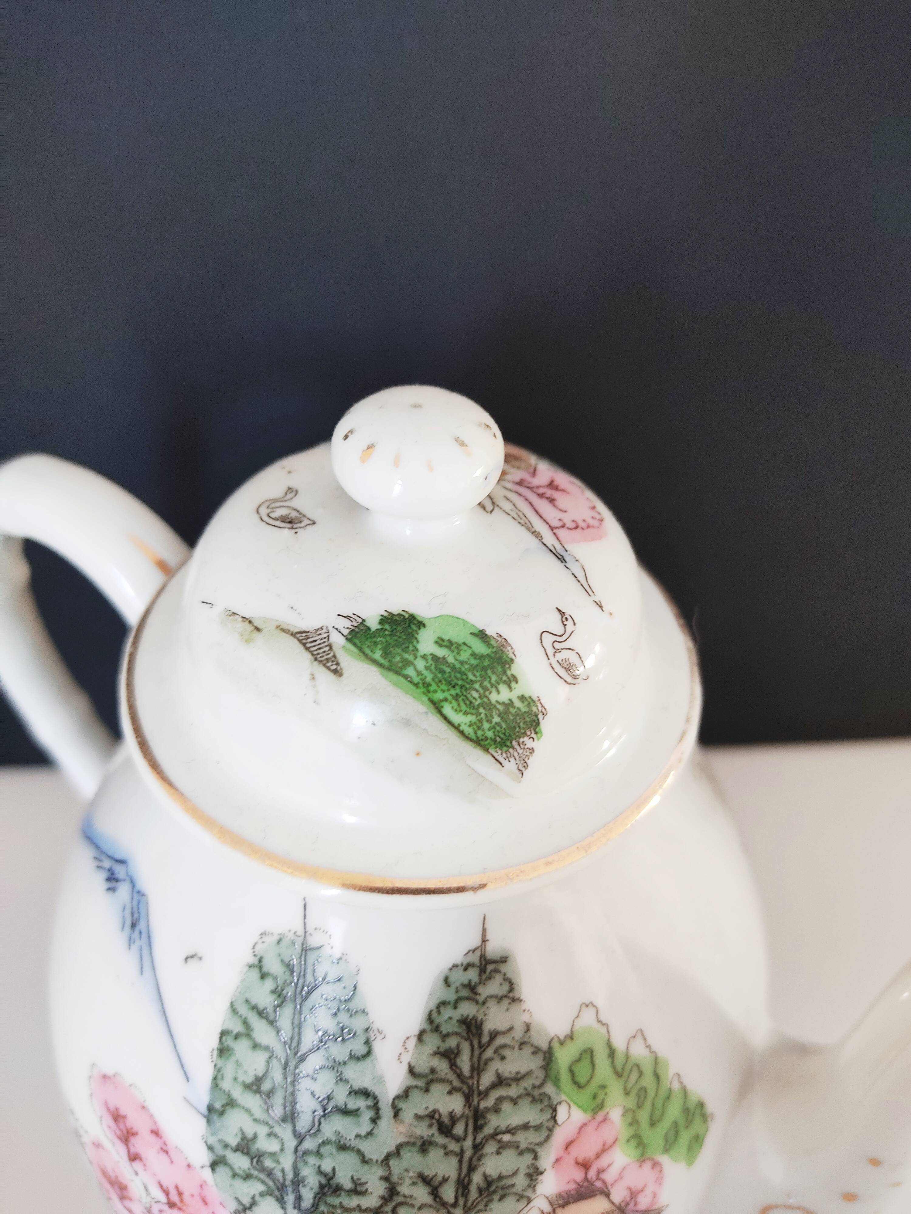 Japan porcelain teapot