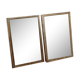 Paire de miroirs en bois doré - XIXe siècle