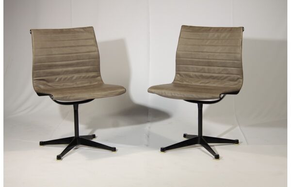 EA-104 Alu Desk Chair By Charles & Ray Eames For Herman Miller, 1970s