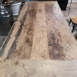Solid wood table