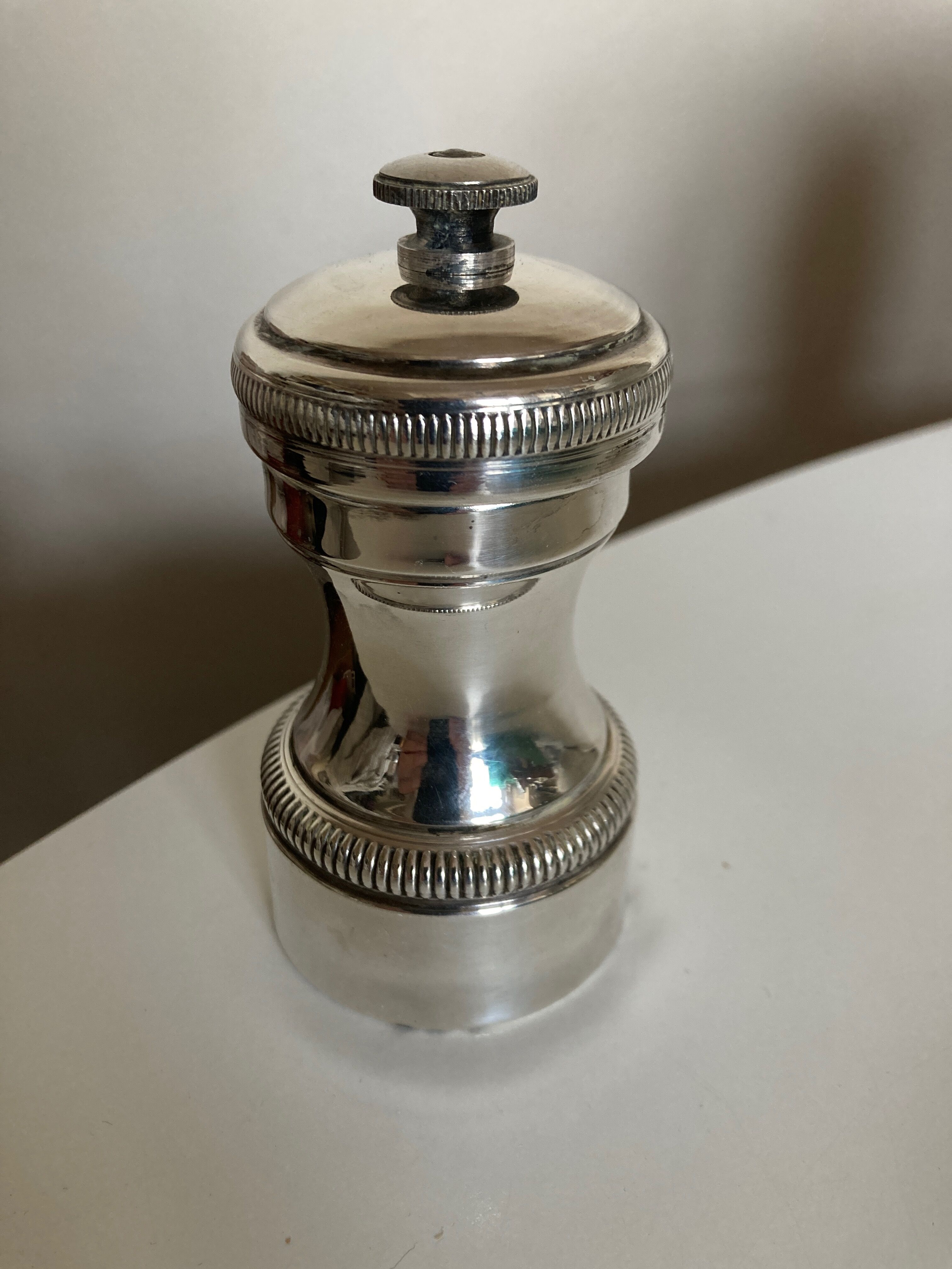 Pepper mill sterling silver Peugeot hallmarked
