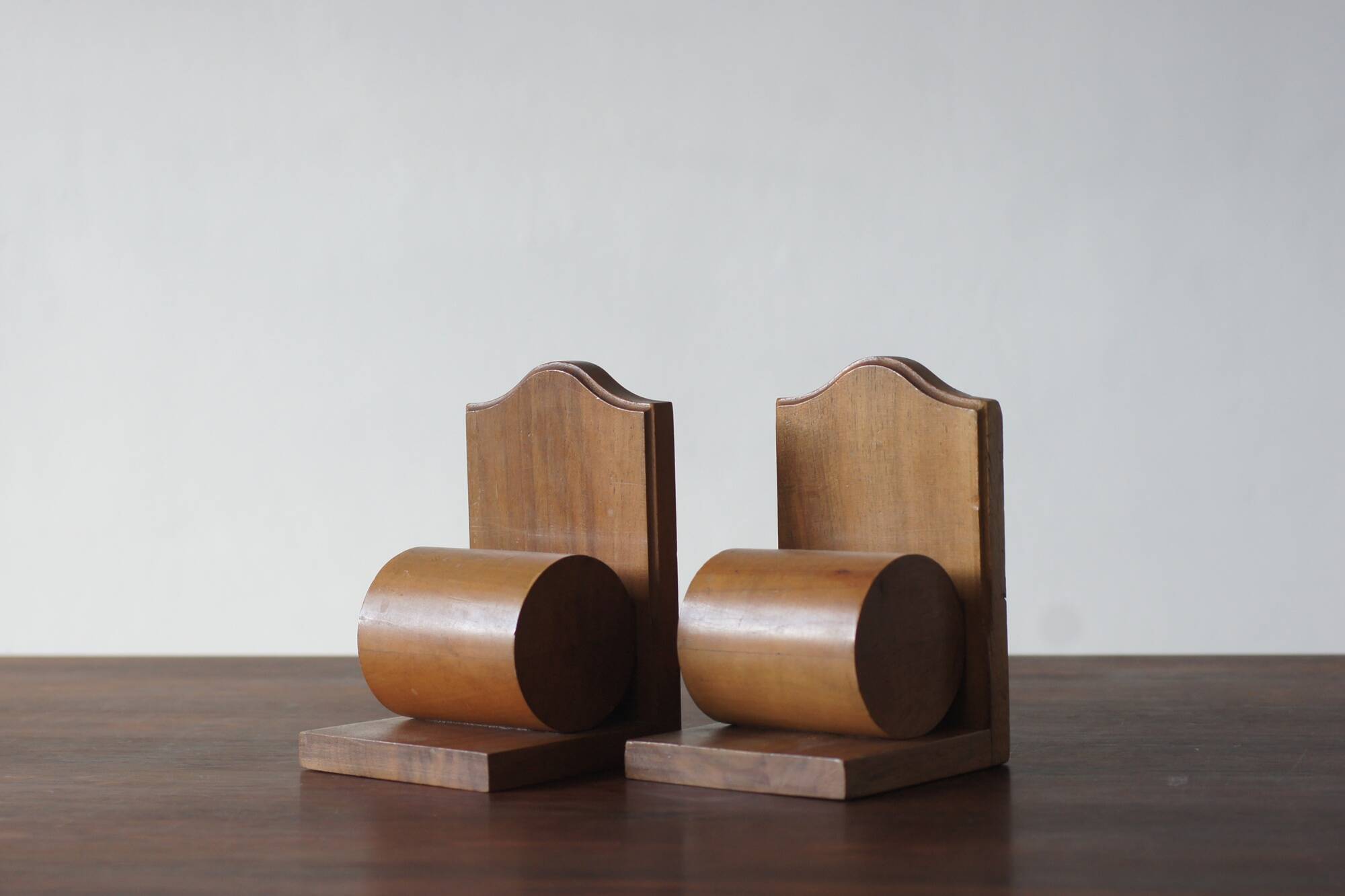 Étagères en bois de style mid-century moderne, années 1960, ensemble de 2