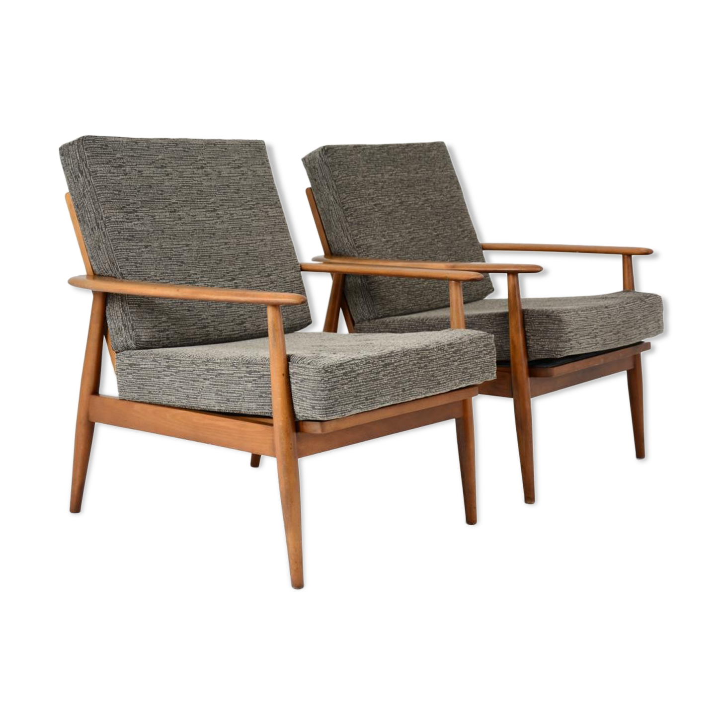 Pair of scandinavian armchairs, dating back 60 years