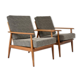 Pair of scandinavian armchairs, dating back 60 years