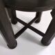 Secessionist Durmast Coffee Table with a Shelf and a Round Brass Top, Austria