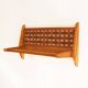 1960's Wooden Wall Shelf