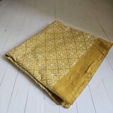 Tablecloth 300 cm x150 cm hand-printed, vegetable dyed