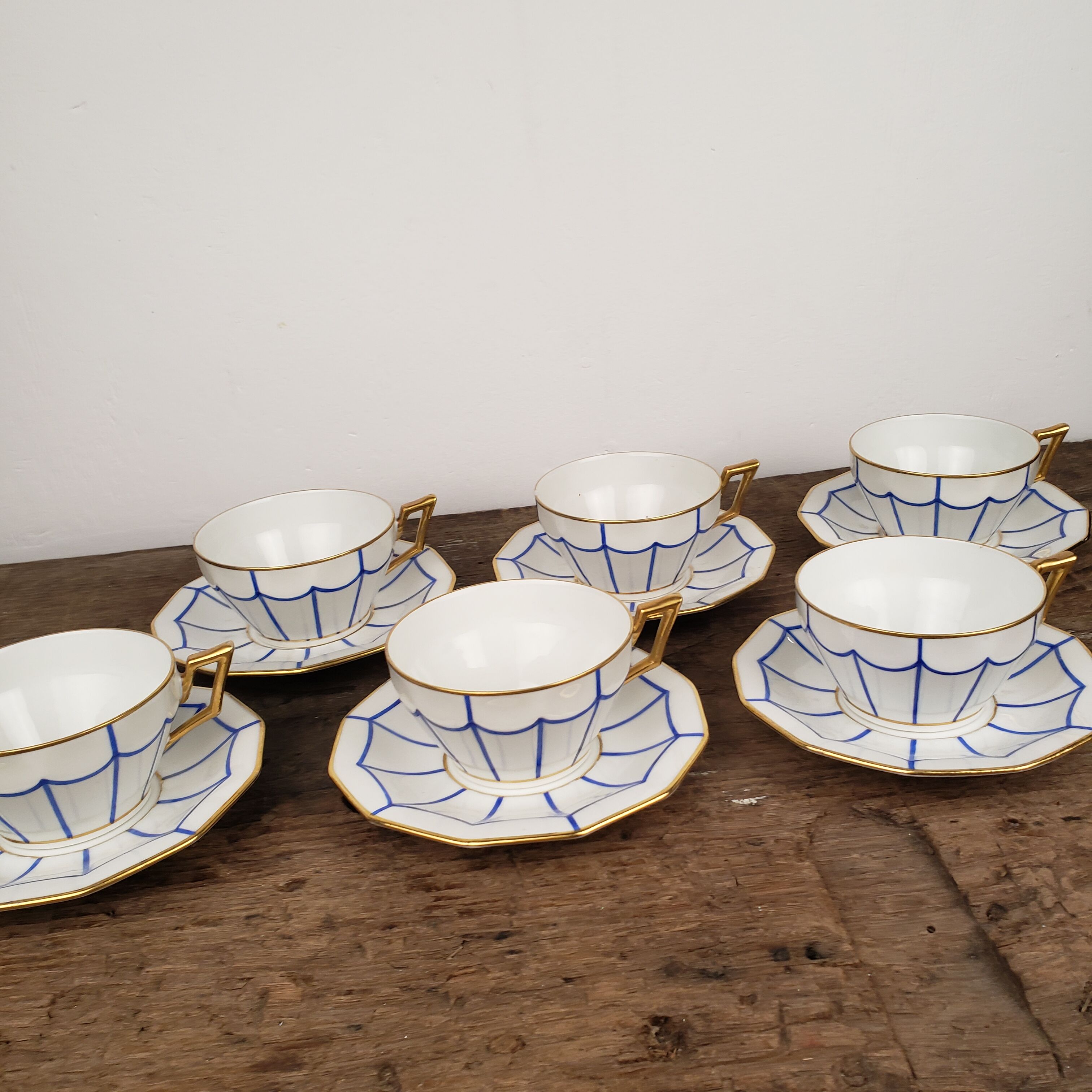 Art Deco coffee service - Limoges porcelain