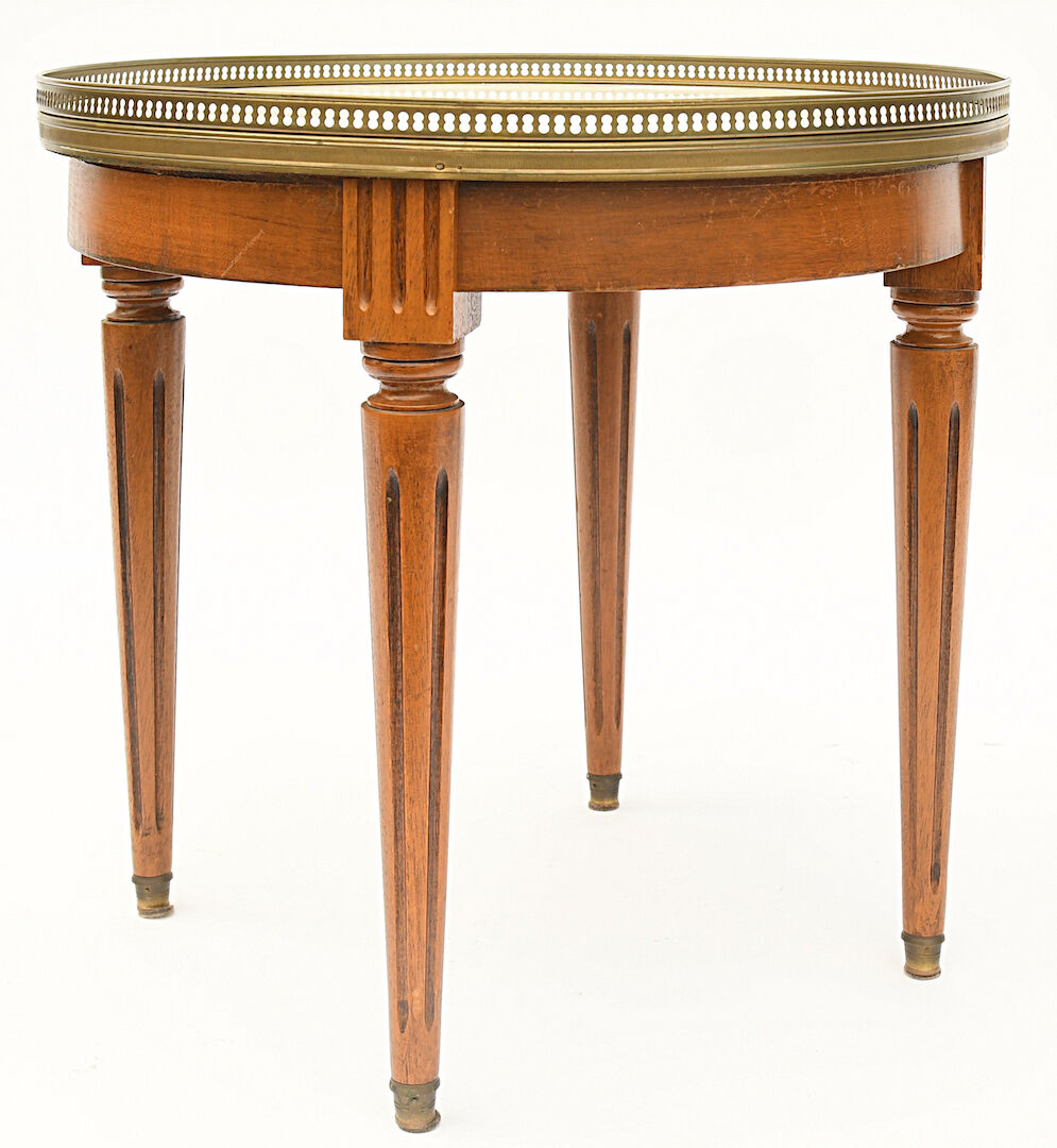 Guéridon rond de style Louis XVI