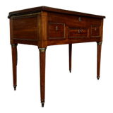 Men's dressing table in mahogany stamped period Louis XVI XVIII th century