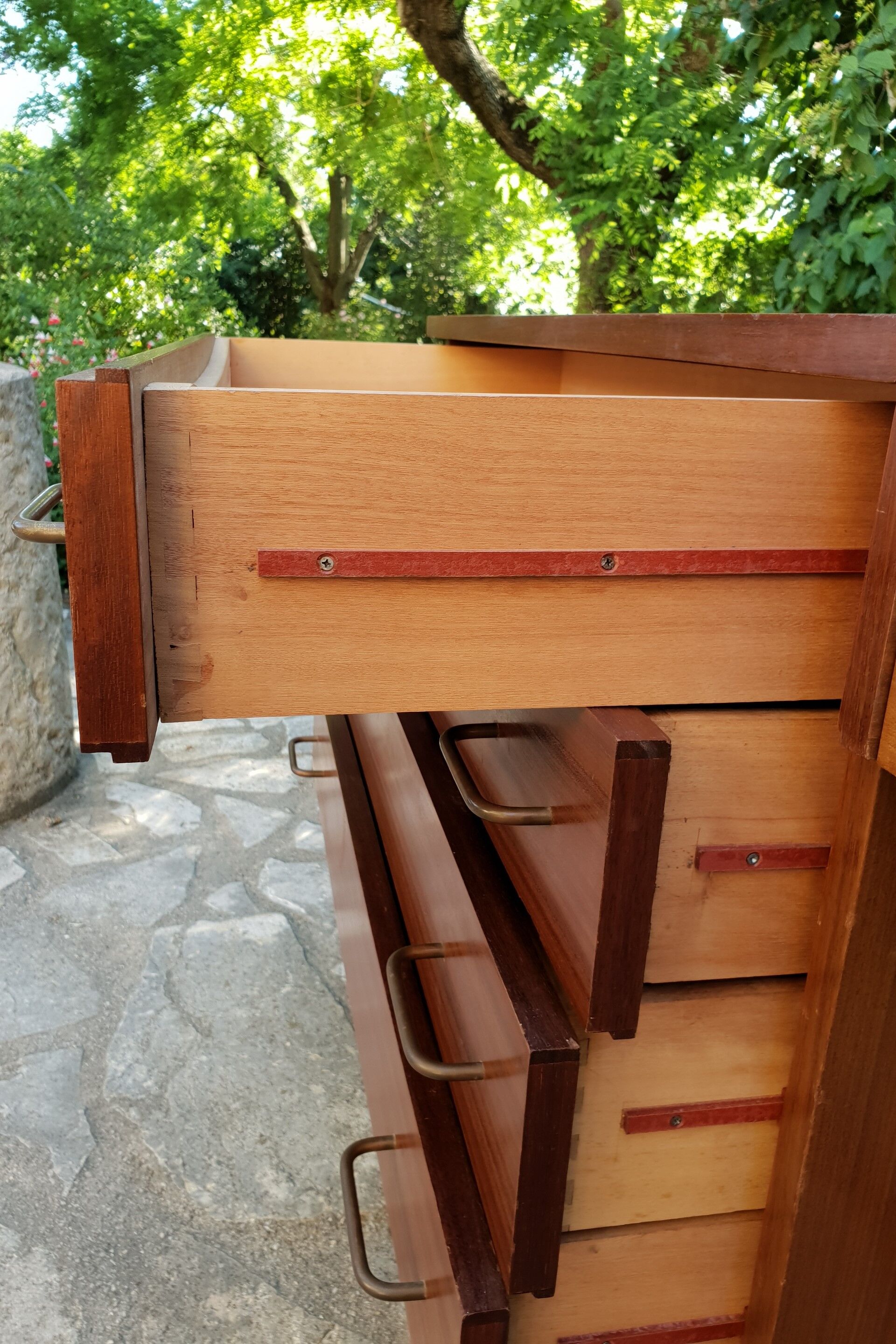 Commode coiffeuse moderniste 1950