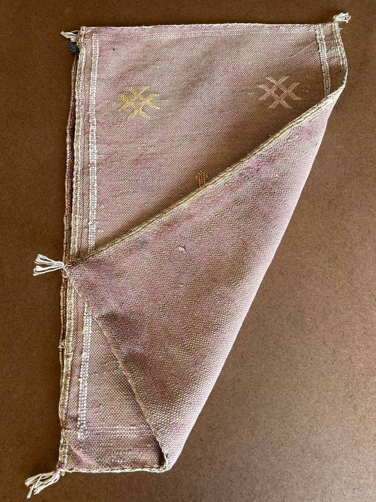 Cactus Silk Cushion Cover 60 x 40 cm eggplant color