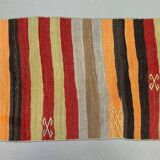 Old Turkish narrow Kilim Runner 347x49 cm shabby chic, vintage kelim