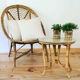 Table basse en rotin