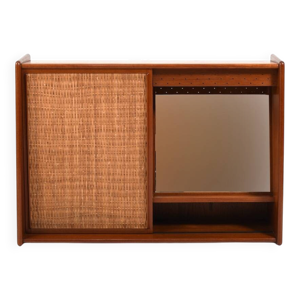 Miroir mural et étagère