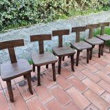 Aranjou chairs in light elm set of 6