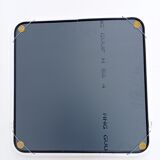 Square mirror in a white metal frame, 1970s