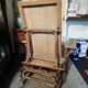 Long chair in rattan circa 1960 vintage