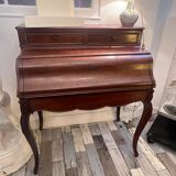 Petit bureau secrétaire Napoléon III en acajou, 19ème siècle