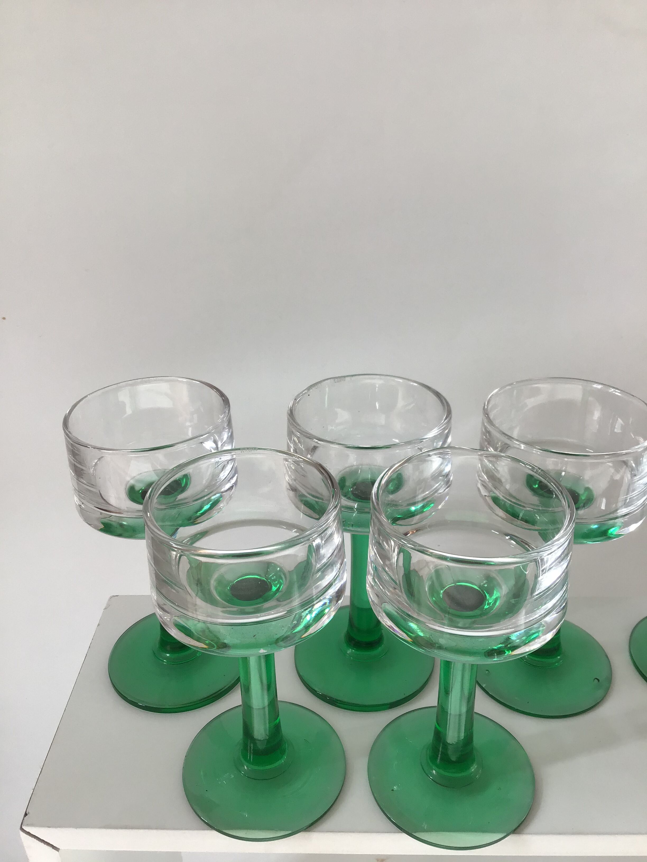 6 verres d’Alsace années 70