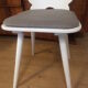 Pair of chairs Scandinavian white wood