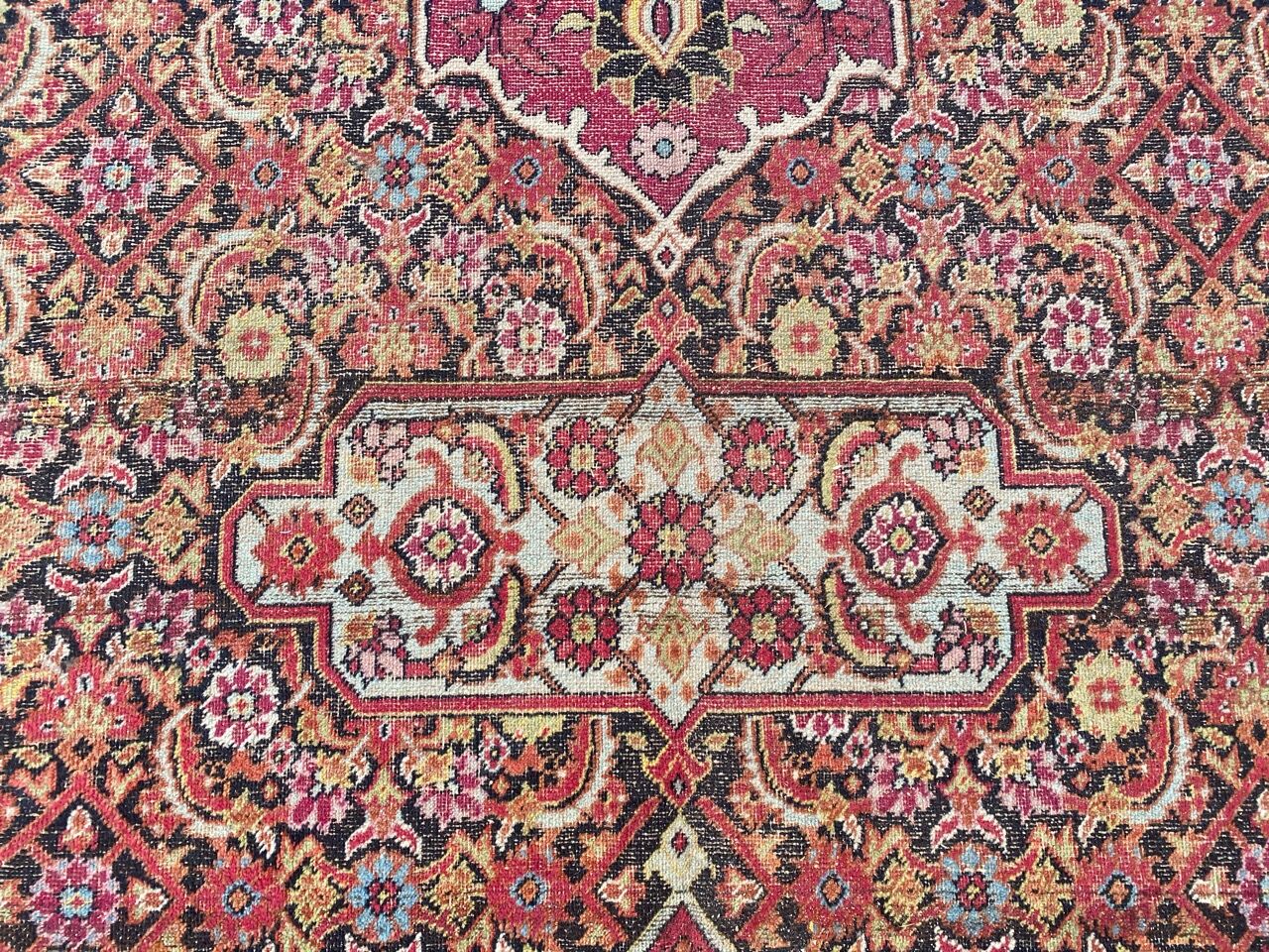 Old Persian carpet Dorokhsh khorasan from the early 19th century 200x400 cm